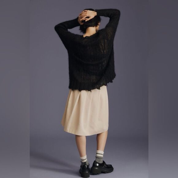 Anthropologie The Posey Stitchy Distressed Sweater Size XS - Picture 5 of 5